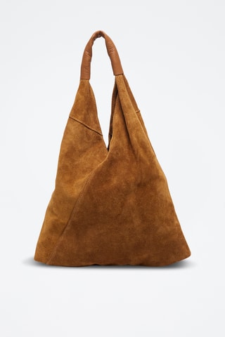 Bolso shopper de nobuk Deni - Camel