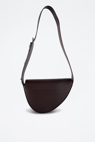 Bandolera de piel Raily - Burdeos