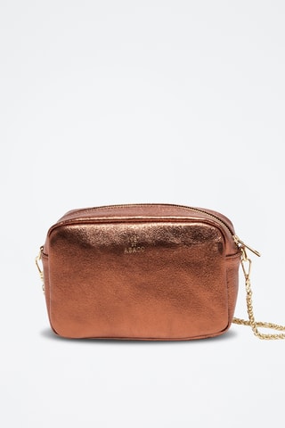 Bandolera de piel Amaia - Marrón