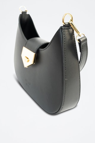 Bolso de piel Nella - Negro