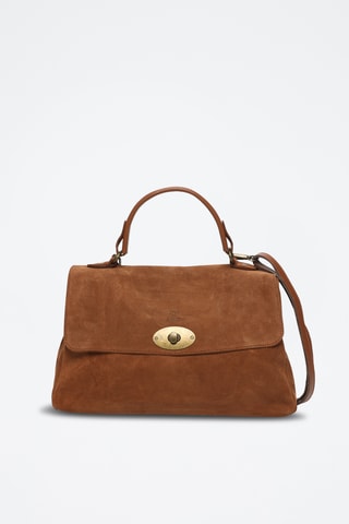 Bolso de nobuk Mick - Camel
