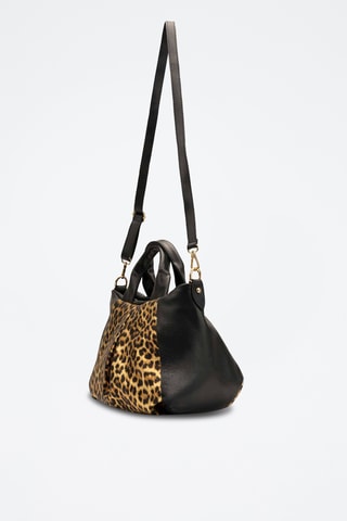 Bolso de piel Rogue - Negro
