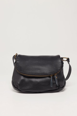Bandolera de piel Lana - Negro