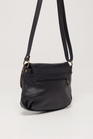 Bandolera de piel Lana - Negro