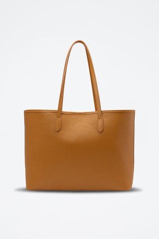 Bolso shopper de piel Sola - Camel