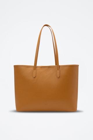Bolso shopper de piel Sola - Camel