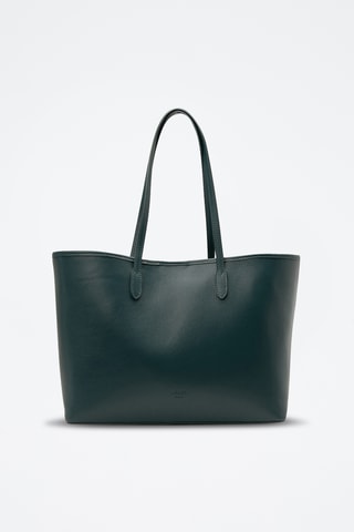 Bolso shopper de piel Sola - Azul pato