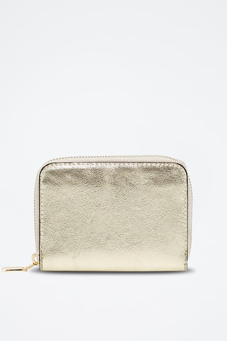 Cartera de piel Mini Gali - Dorado
