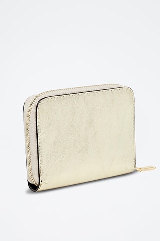 Cartera de piel Mini Gali - Dorado