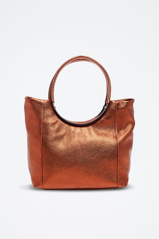 Bolso de piel Julia - Dorado