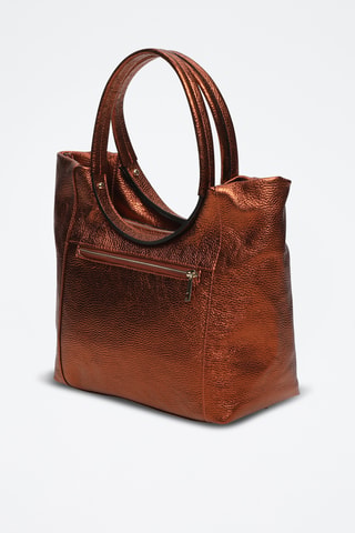 Bolso de piel Julia - Dorado