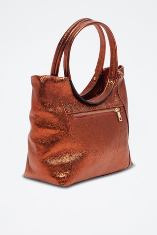 Bolso de piel Julia - Dorado