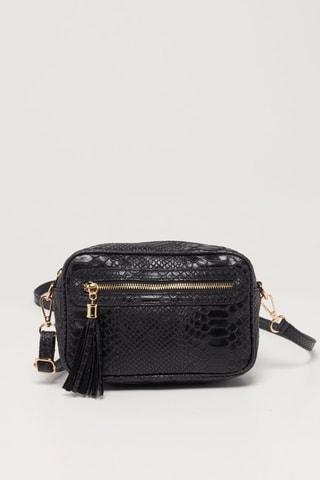 Bolso de mano de piel Nisou - Negro