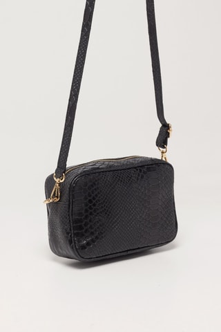 Bolso de mano de piel Nisou - Negro
