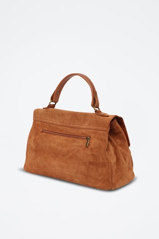 Bolso de nobuk Mick Frange - Camel