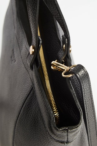 Bolso de piel Dana - Negro