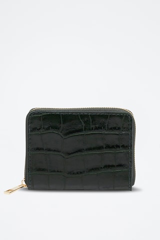 Cartera de piel Mini Wally - Verde