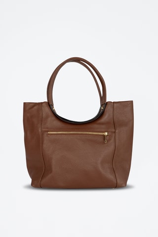 Bolso de piel Julia  - Marrón