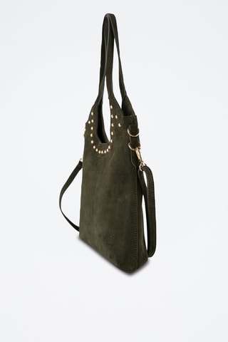 Bolso de nobuk Dane - Verde