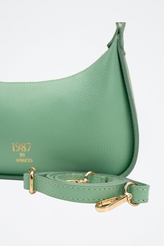 Bolso de piel Storm - Verde agua