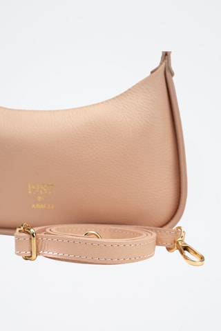 Bolso de piel Storm - Rosa claro