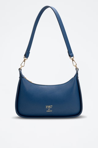 Bolso de piel Storm - Azul