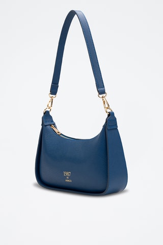 Bolso de piel Storm - Azul