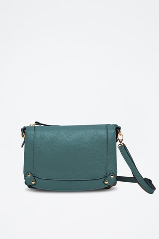 Bandolera de piel Bayne - Verde