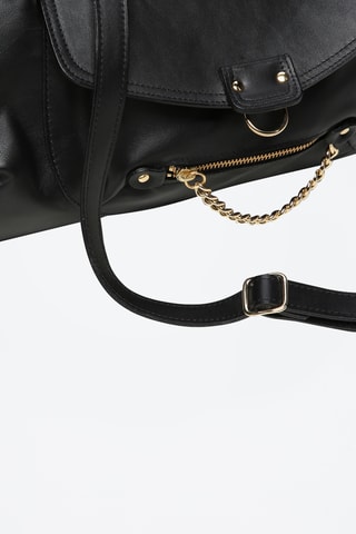 Bolso de piel Odelia - Negro