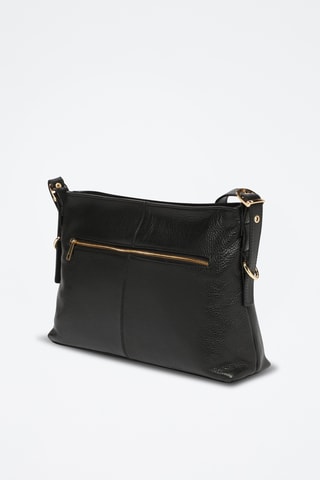 Bandolera de piel Zita - Negro