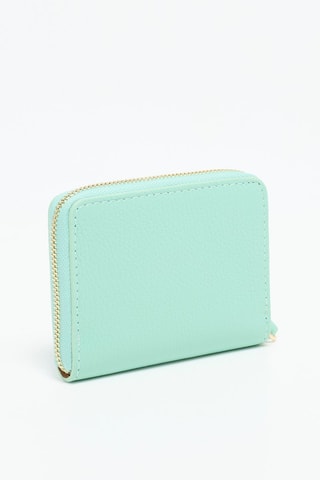Cartera de piel Mini Gali - Dorado y verde