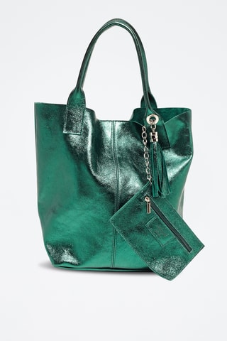 Bolso de piel Yana - Verde