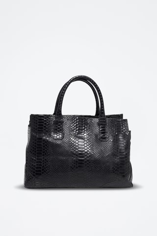 Bolso de piel Myra - Negro