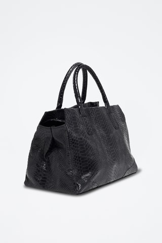 Bolso de piel Myra - Negro