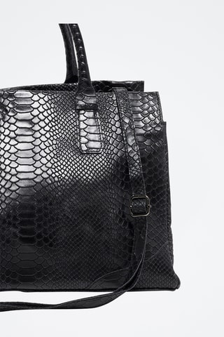 Bolso de piel Myra - Negro