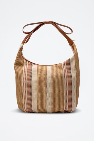 Bolso shopper de piel Gina - Camel