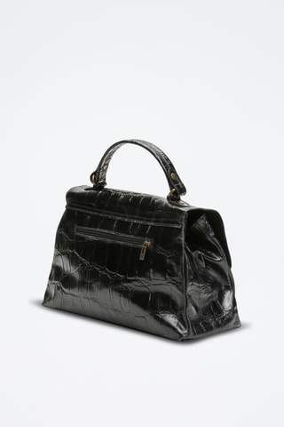 Bolso de piel Lisa - Negro