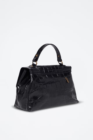 Bolso de piel Lisa - Negro