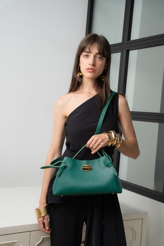 Bolso de piel Vera - Verde