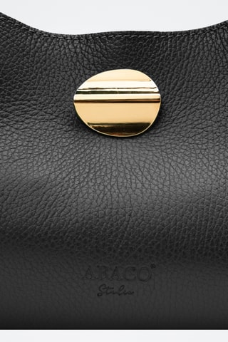 Bolso de piel Vera - Negro