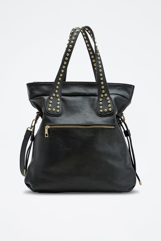 Sac porté épaule en cuir Blaze - Noir