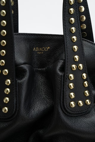Sac porté épaule en cuir Blaze - Noir