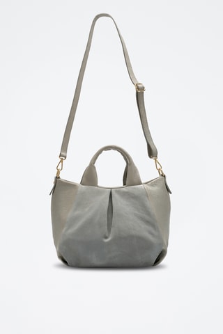 Bolso de piel Jeti - Gris