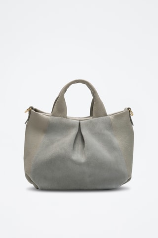 Bolso de piel Jeti - Gris