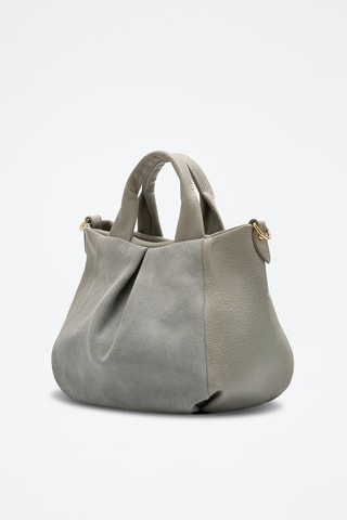Bolso de piel Jeti - Gris