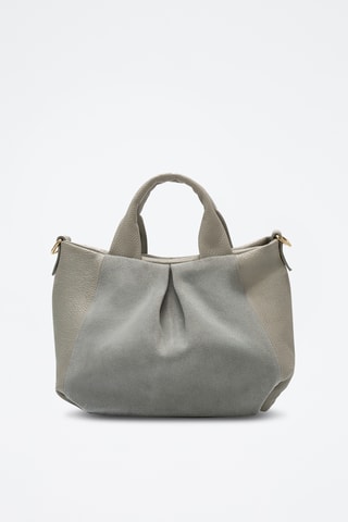 Bolso de piel Jeti - Gris