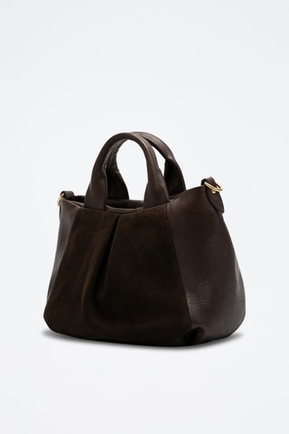 Sac à main en cuir Jeti - Marron