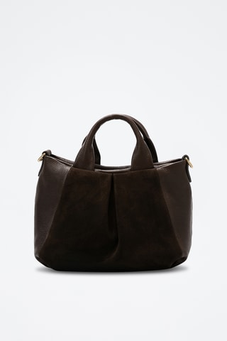 Sac à main en cuir Jeti - Marron