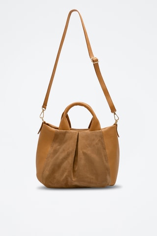 Sac à main en cuir Jeti - Marron
