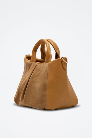 Sac à main en cuir Jeti - Marron